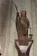 ST Michel représenté avec une balance pesant les âmes et l'inscription QVIS VT DEVS / France, Normandie, Mont St Michel