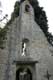 Facade et clocher de la chapelle en ruine