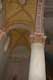 Croisée du transept aux chapiteaux sculptés et peintures