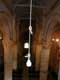 Ampoule pendue dans l'église / France, Poitou, Civaux