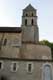 Clocher carré coiffé d'une pyramide batie au Ve-VIIe siècles sur un ancien Fanum Gallo romain / France, Poitou, Civaux