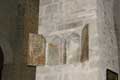 Armoire à reliques creusés dans les piliers de la 2e travée au décors peints médiévaux / France, Languedoc Roussillon, Arles sur Tech