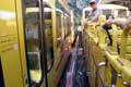 Train jaune panoramique