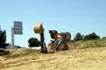 Pelleteuse retourn�e