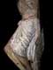 Détail du périzonium, Dévot Christ de Perpignan, sculpture polychrome en bois de tilleul / France, Languedoc Roussillon, Perpignan, Devot Christ