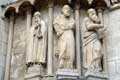Moise et Aaron, porte du Sarmental / Espagne, Castille, Burgos, Cathedrale