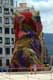 Puppy, chien assis géant habillé de fleurs / Espagne, Cote Cantabrique, Bilbao, Guggenheim