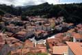 Vue plongeante sur le village dans la crique / Espagne, Cote Cantabrique, Cudillero