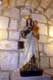 Vierge à l'Enfant tenant un scapulaire dans sa main droite / Espagne, Cote Cantabrique, San Vicente de la Barquera, Sainte Marie des Anges