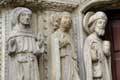 St Jacques et autres saints sur portail / Espagne, Galice, Santiago de Compostela