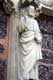 Beau Dieu au trumeau du portail du jugement dernier / France, Paris, Cathedrale Notre Dame