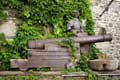 Canon et armure rouill�e / France, Bretagne, Dol