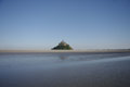 Mont vu de la baie / France, Normandie, Mont Saint Michel