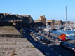 Parking et port / France, Bretagne, St Malo