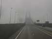 Pont de Normandie dans la brume
