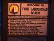 Welcome to Fort Lauderdale beach / USA, Floride, Fort Lauderdale