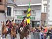 Cavaliers aux armes de St Vincent, procession moyenageuse de la pentecote / Belgique, Soignies, Collégiale St Vincent