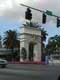 Porte blanche de Coral Gables / USA, Floride, Miami, Coral Gables