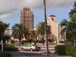 Palmiers, Ã©glise et building / USA, Floride, Miami, Coral Gables