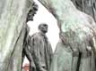 Statue les bourgeois de Calais, Rodin / France, C�te d'Opale, Calais