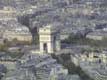 Arc de Triomphe  vue de la tour Eiffel / France, Paris, Arc de Triomphe