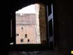 Vue de la tour centrale depuis les étables / France, Languedoc Roussillon, Salses