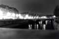éclairages la nuit et pont Napoléon III sur la Seine