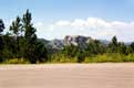 Mont Rushmore dans la forêt Black Hills / USA, Dakota du Sud, Black Hills, Mont Rushmore