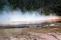 grand prismatic spring d'un diam�tre de 370 pieds / USA, Wyoming, Yellowstone