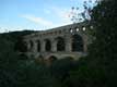 Pont du Gard 360 mètres, 48 mètres de hauteur, 3 niveaux, aqueduc romain conduisant l'eau d'Uzès à Nimes / France, Languedoc Roussillon, Pont du Gard